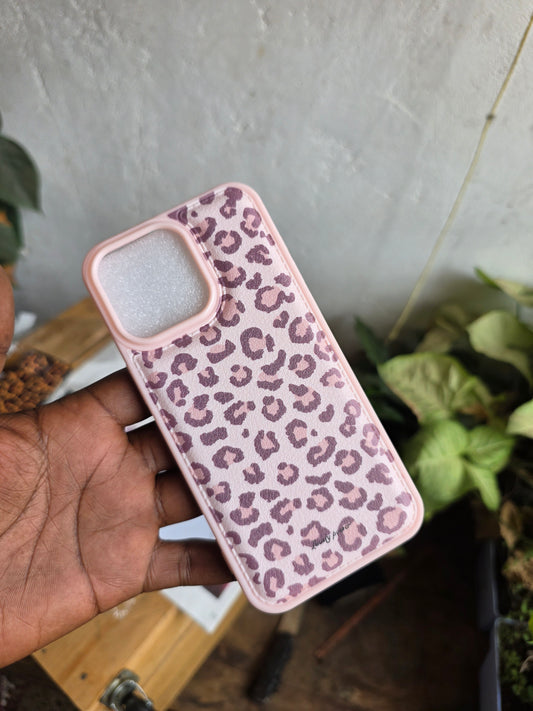Blush Leopard iPhone Case ✨