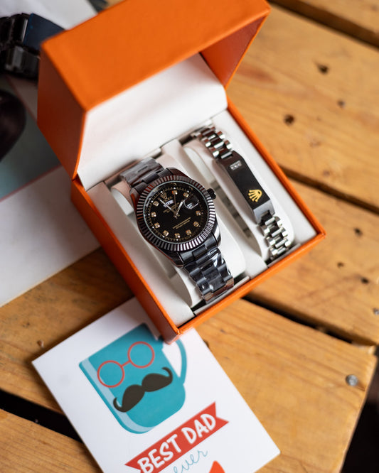 Men's Watch & Bracelet Gift Set Nairobi | KES 4,500 | Valentines Gift Shop