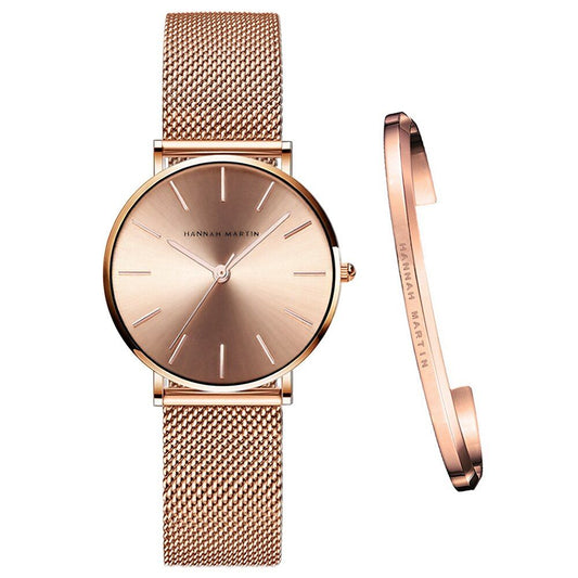 ROSE GOLD LADIES HANNAH MARTIN WATCH.