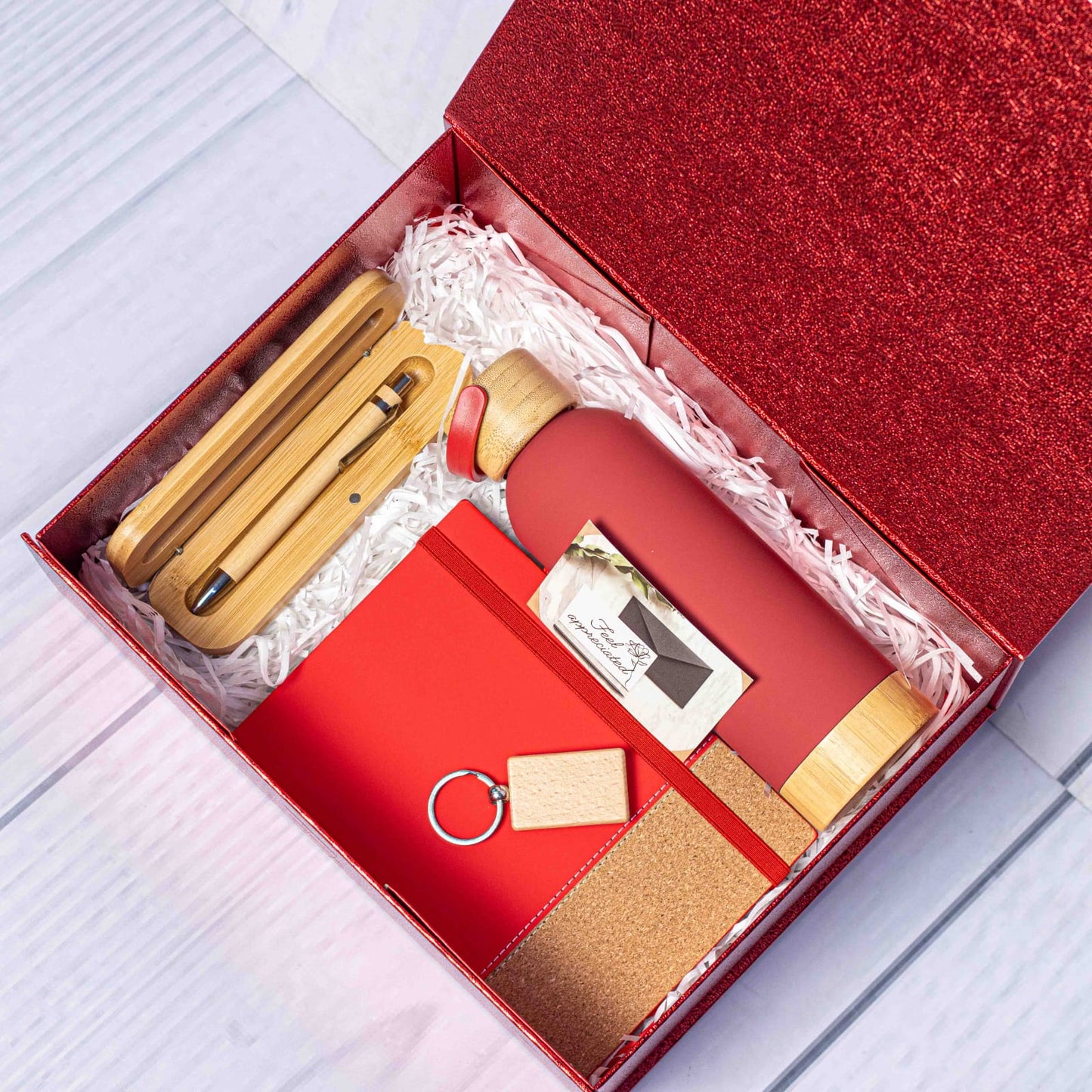 Executive Corporate Gift Set – Premium Pen, Notebook, Flask &amp; Key Holder (KES 5,000)