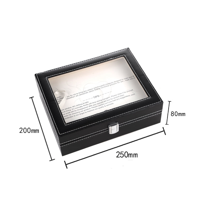 Genuine Leather 10-Slot Watch Organizer Box with Lock – Luxury Watch Storage Case in Kenya