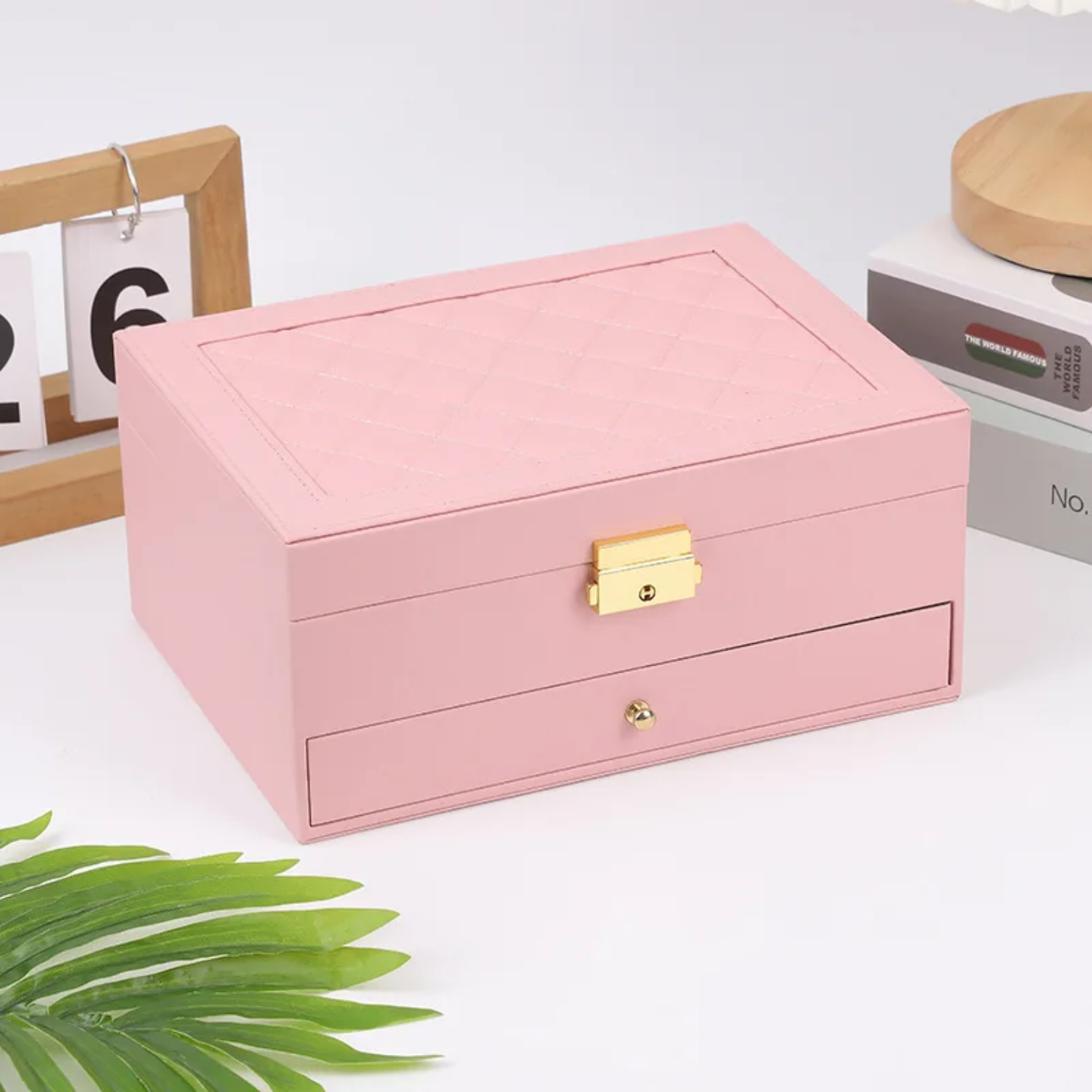 2 tier jewery organizer box