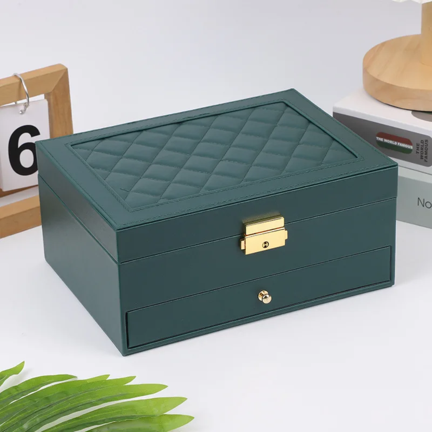 2 tier jewery organizer box