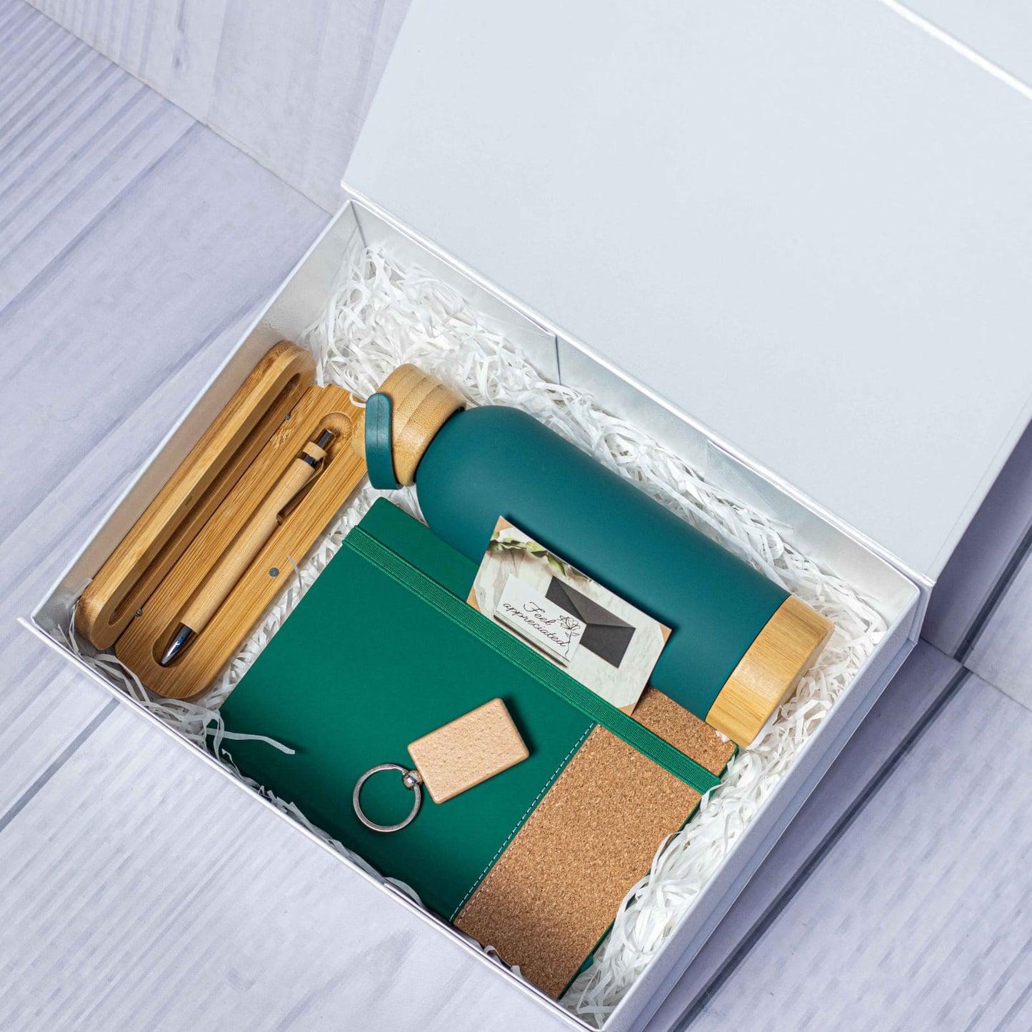 Executive Corporate Gift Set – Premium Pen, Notebook, Flask &amp; Key Holder (KES 5,000)