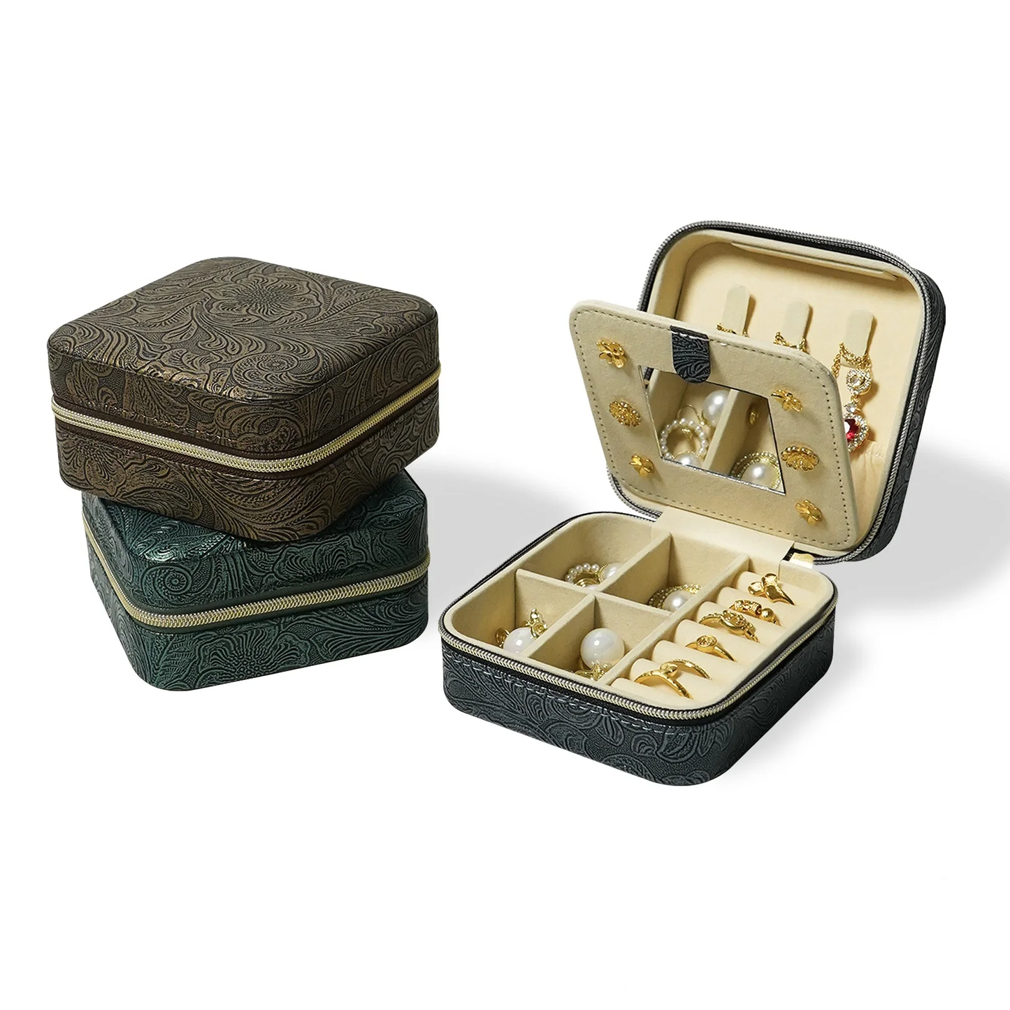 Vintage Floral Jewellery Organizer Box – Travel Case | Valentines Gift Shop Nairobi