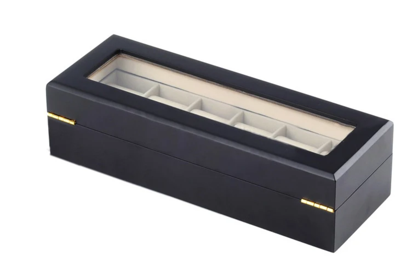 Premium Wooden 6-Slot Watch Organizer Box – Luxury Watch Display Case in Kenya