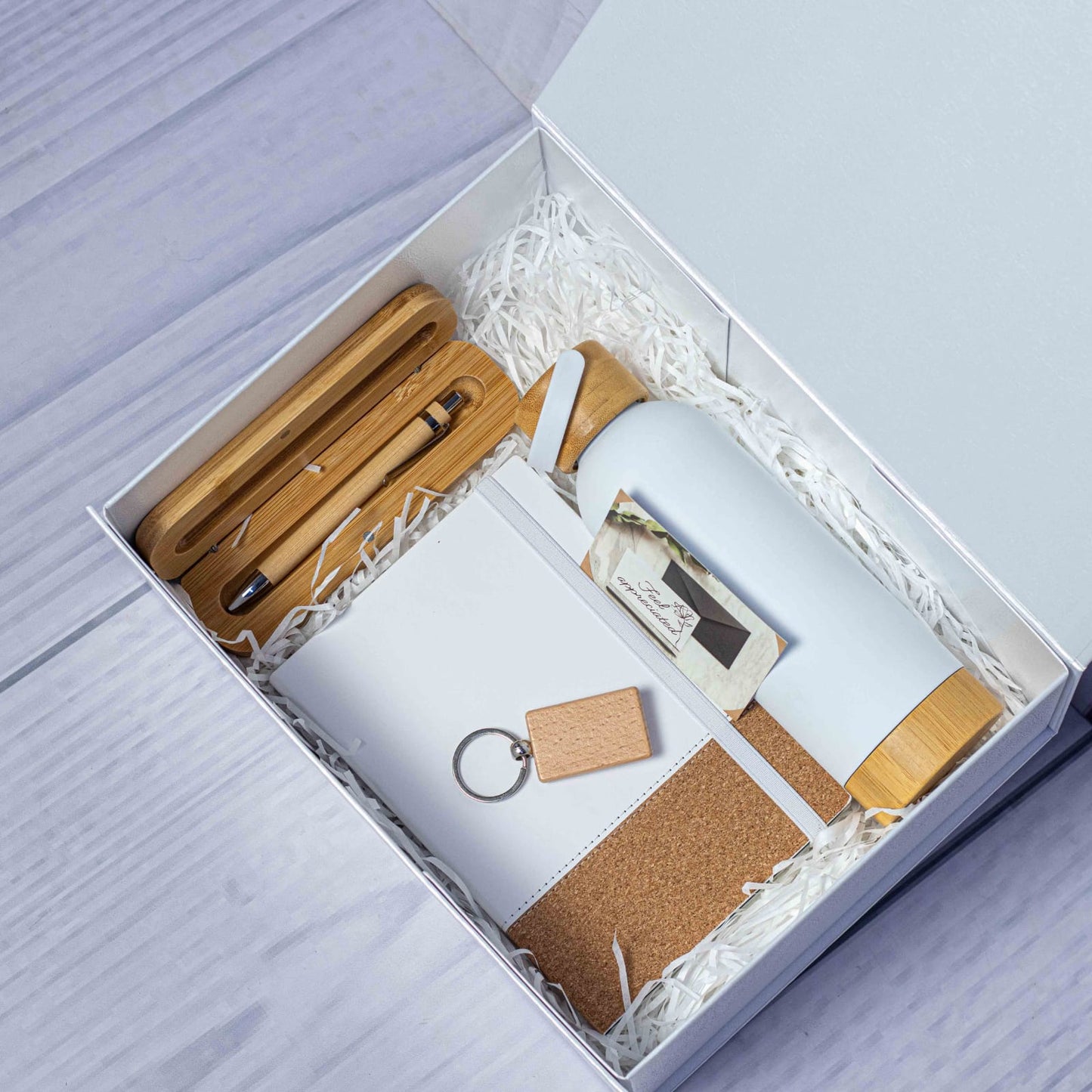 Executive Corporate Gift Set – Premium Pen, Notebook, Flask &amp; Key Holder (KES 5,000)